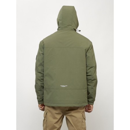 Male spring jacket, size 52, khaki color-3