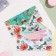 Money envelope "Universal" flowers on a green background, 8.3 x 16.5 cm