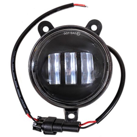 Farah LED SkyWay Off Road, Round, 12 V/24 V, 30 W, 6000 K, 3 diodes, Lada Priora, 125x92 mm
