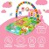 Musical developing rug "Cute animals", Russian voiceing, pink color