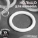 Ring for the cornice, d = 37/48 mm, white color