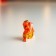 Souvenir Polystone "Tiger Stead with Golden Coin" MIX 3x1.5x2.7 cm