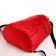 Bag for shoes are large, on the screed, red color