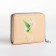 Lightning wallet, card for cards, for coins, beige color