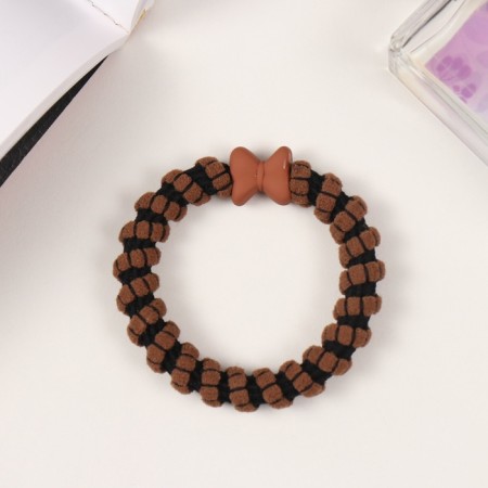 Hair elastic band "Dzhenis" Twist, 5.5 cm, mix