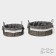 A set of handmade interior baskets LadOM, 2 pcs, size: 21 × 21 × 13 cm, 25 × 25 × 14 cm