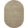 Oval Merinos Platinum carpet, size 150x230 cm, color Beige