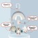 Suspension - rattle "Owl", squeak, rustling, on a crib, stroller, crumb I