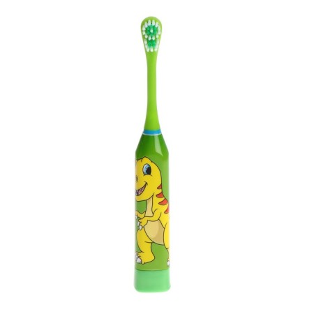 Children's electric toothbrush Luazon LP-008, vibrator, 31000 dv/min, 2 nozzles, 1haa, green.-1