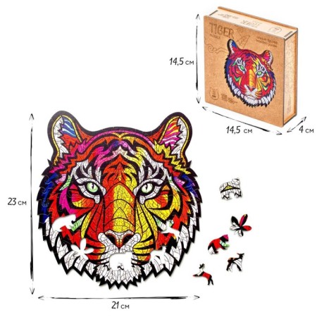 Figure puzzle "Tiger" s-1