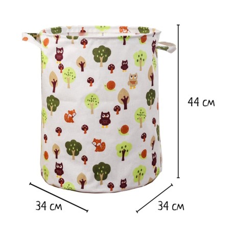 Basket for toys "animals in the forest"-1