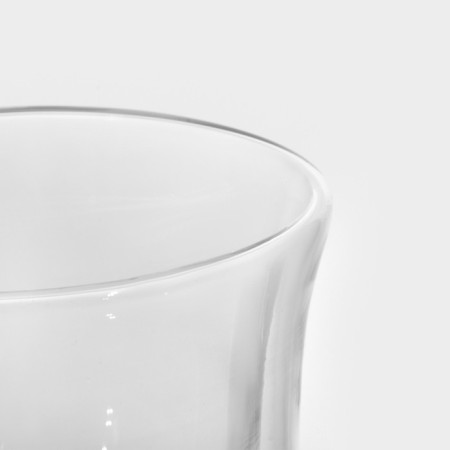 A glass glass with double walls "Paul. Wavy duo ", 200 ml-2