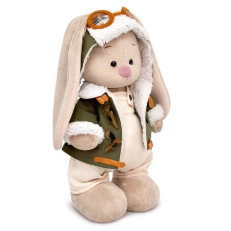 Soft toy "Bunny mi in a pilot jacket", 25 cm-1
