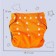 Panties-scammer, reusable, carbon-bamboo fabric, orange color, from 0-36 months.