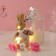 Set Gift "Bunny in the overalls" soap pink roses 5 pcs, dew 7x7x12 cm