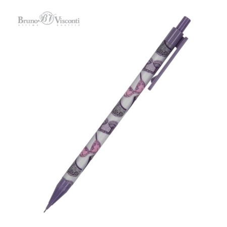 Mechanical pencil 0.5 mm BrunovisConti. Icegraphix "Damian little things. Openwork", NV, plastic case