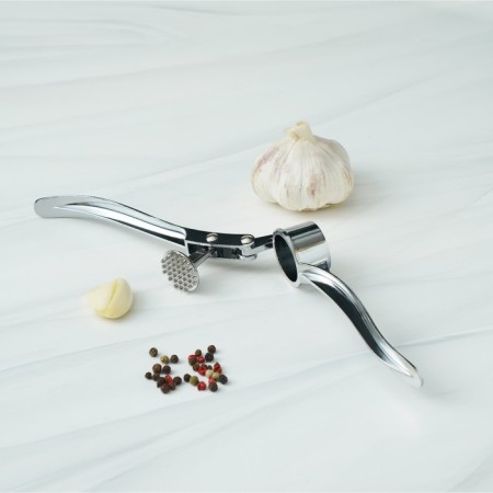 Press for garlic "Ernest", 15 cm, silver color-7