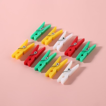 Brongs for sewing, 3 × 0.5 × 0.3 cm, 10 pcs, color colorful-1