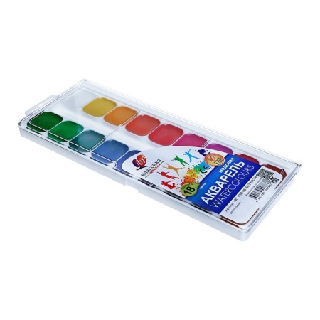 Watercolor "Ray" classics, 18 colors, without brush-6