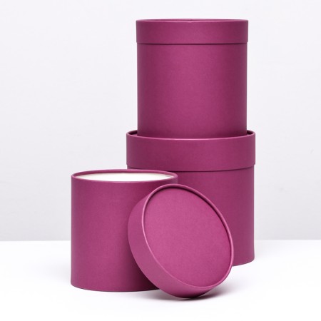 Set of boxes 3 in 1 without a window, plum 20 x 20 - 16 x 16 cm-1