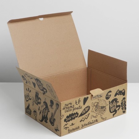 Box-Penal, Gift packaging, “something very cool”, 30 x 23 x 12 cm-6