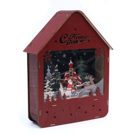 New Year's decor with a new year backlight 16 × 5.5 × 20 cm-3