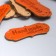 Handmade tag, skin, brown 1.5x4 cm