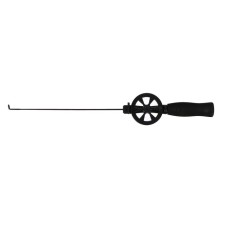 Winter fishing rod, neoprene handle, directing fishing lines, red, HFB-16F