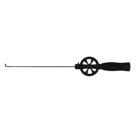 Winter fishing rod, neoprene handle, directing fishing lines, red, HFB-16F