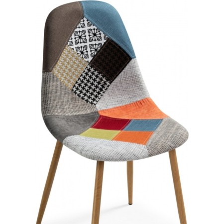 Mixit Multicolor Metal Metal/Fabric, Natural/Color 44x52x86 cm.-4