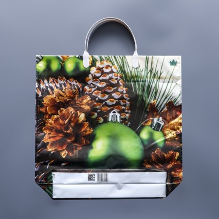 Green Balls package, polyethylene with a plastic pen, 37 x 36 cm, 100 μm-1