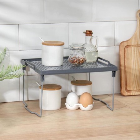 Standing on metal legs "Loft", 29.5 × 26 × 17.2 cm, color gray color