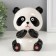 Piggy bank Ceramics "Surprised Panda" 11.4x10.5x13.8 cm