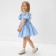 Dressing Children's Dress Minaku: Partydress, Blue Color, Height 104 cm