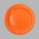Disposable plate plate plain, orange color