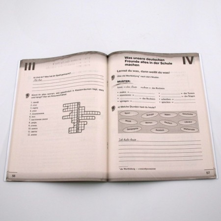 Workbook. GEF. German language, new design 6th grade. Bim I. L.-1