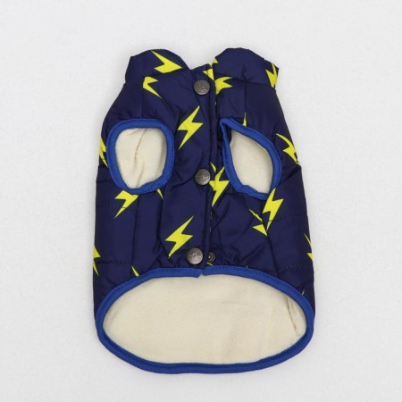 Dog jacket "Lightning", S (DS 20 cm, Osh 23 cm, OG 32 cm), dark blue-5