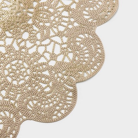A set of lapeling of the openwork shares "Lydia", d = 38 cm, 4 pcs, color gold-2