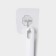 Silicon shares for the toilet sillone, 7 × 4 × 39 cm, gray color