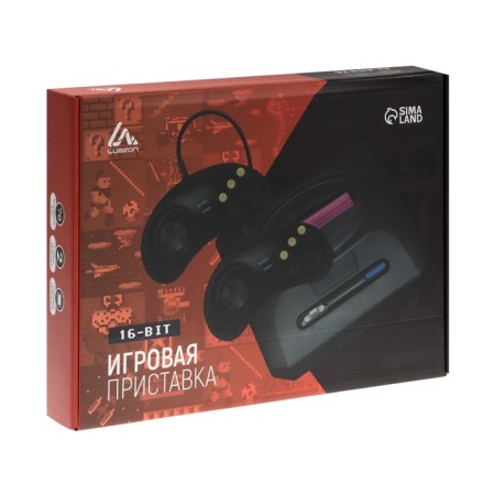 Game console Luazon Game-2, 16 bits, included two joysticks, 70 games, black-9