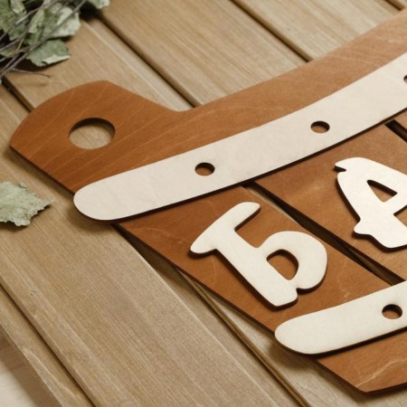 Bath plate 40 × 33.5 cm "Bath, gang"-2
