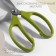 Clothing scissors, mowed blade, 8 ", 21 cm, color mix