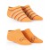 Socks for girls, size 14-16, orange color, amber