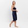 Night shirt female, dark blue color, size 48