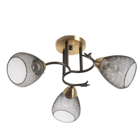 Dassa chandelier 3he27 40w Black-Bronze 49x49x24 cm
