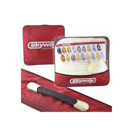 Auto -Cherkhly Skyway Arctic, artificial fur, set 2 objects, beige, s03001013-3