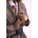 Gloves are female, dimensionless, without insulation, beige color