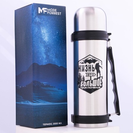 Thermos "Life", 1.5 l, heat conservation time 10-12 hours-5