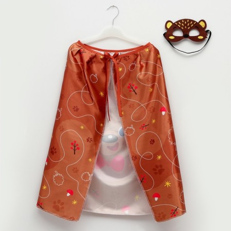 Carnival set "Forest Mishutka": cloak, mask-7