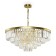Suspension lamp Maytoni Mod085PL-12BS, 12CHE14, 40W, 70x70x120 cm, brass color
